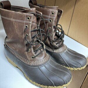 VTG Bean Boots by L.L. Bean - Mens US Size 8 Made in Maine USA EUC Duck Leather